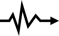 Heartbeat Lifeline Arrow Symbol Tracing Svg Vector, Free Vectors File